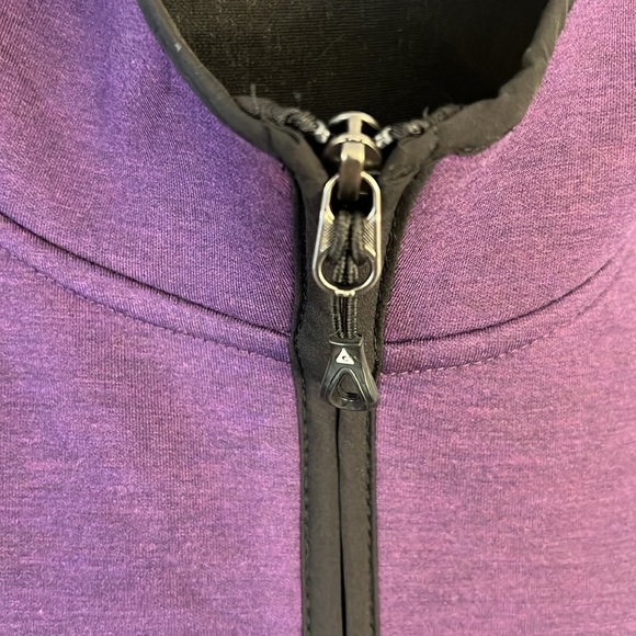 Gerry Women's Hooded Sleeveless Vest Purple Outerwear Athletic Zip, Sz. M. - Picture 10 of 12